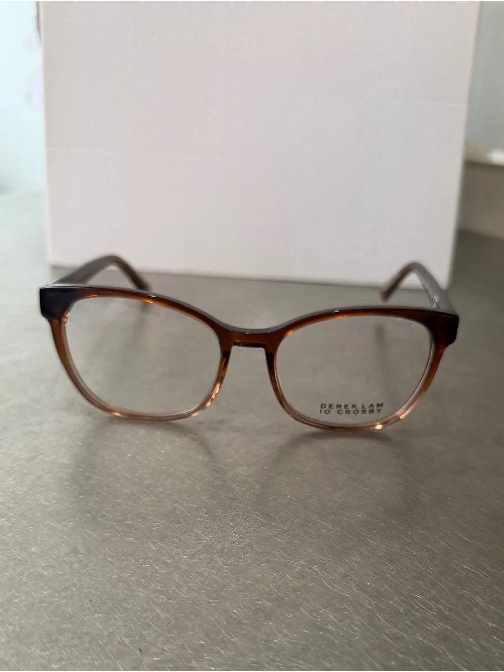 10 Crosby Derek Lam Brown gradient Women's AMIA Glasses 54-17-140, NWT